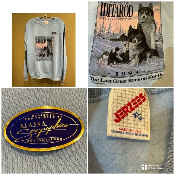 Vintage 93 Deadstock Iditarod sweatshirt - Picture 1 of 6